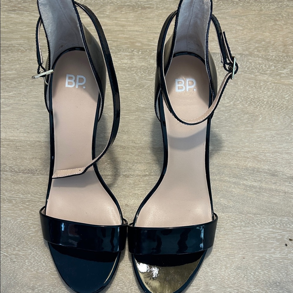 BP Glossy Black Women's Heels